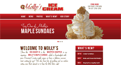 Desktop Screenshot of eatmollysicecream.com