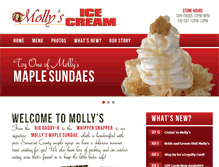 Tablet Screenshot of eatmollysicecream.com